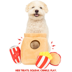 Pawfect Lunch Pack 4-in-1 Interactive Set – Crinkle, Squeak & Hide-and-Seek Enrichment Dog Toys