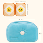 Toast & Treat 3-in-1 Interactive Set – Crinkle, Squeak & Hide-and-Seek Enrichment Dog Toys