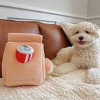Pawfect Lunch Pack 4-in-1 Interactive Set – Crinkle, Squeak & Hide-and-Seek Enrichment Dog Toys